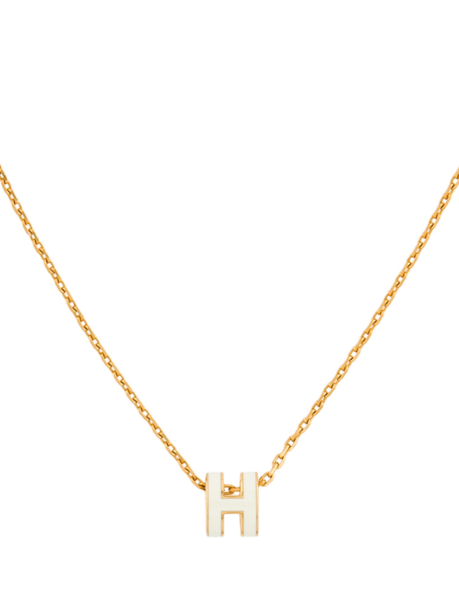 Hermès Mini Pop H Pendant Necklace