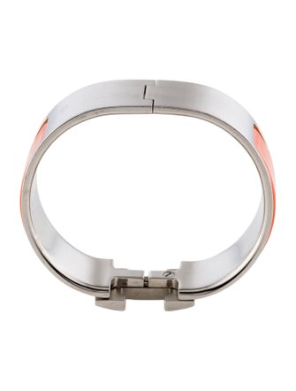 Hermès Enamel Clic Clac H Bangle Bracelet