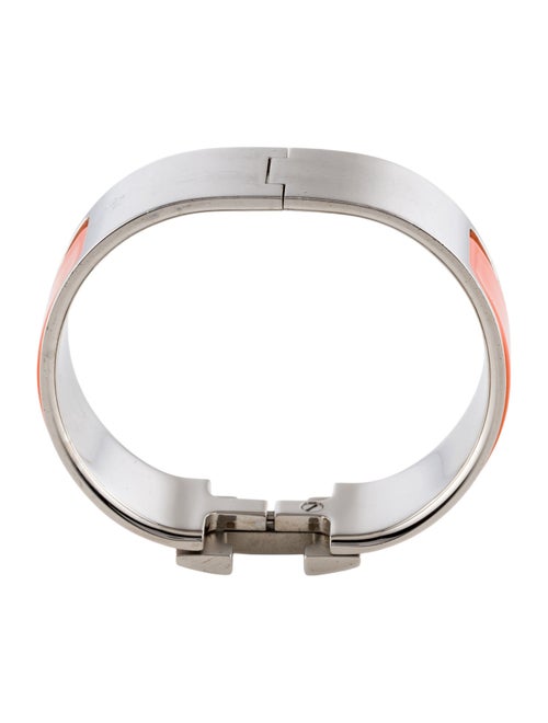 Hermès Enamel Clic Clac H Bangle Bracelet