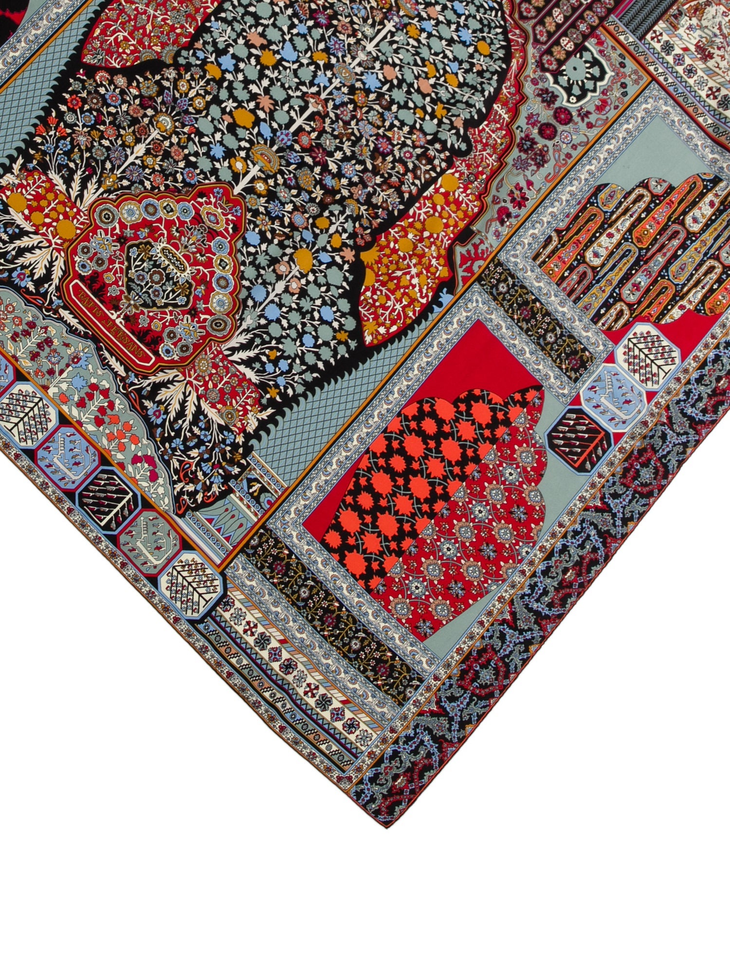 Hermès Tapis Persans Silk Shawl