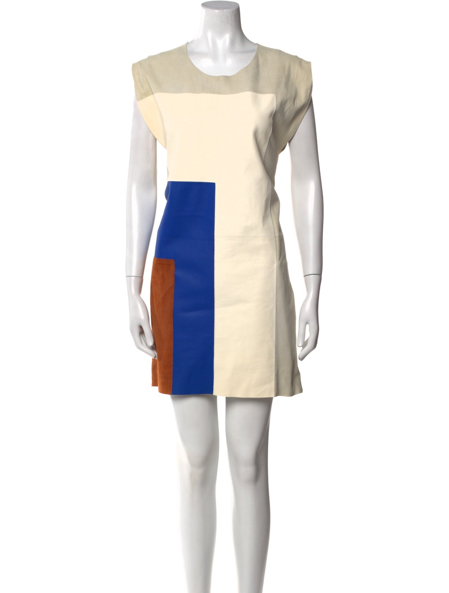 Hermès Goat Leather Mini Dress