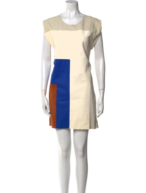 Hermès Goat Leather Mini Dress