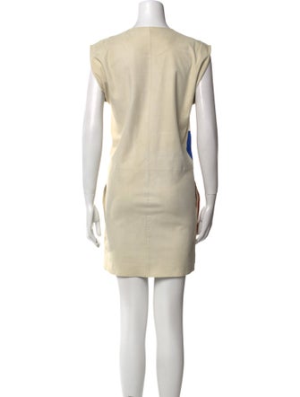 Hermès Goat Leather Mini Dress