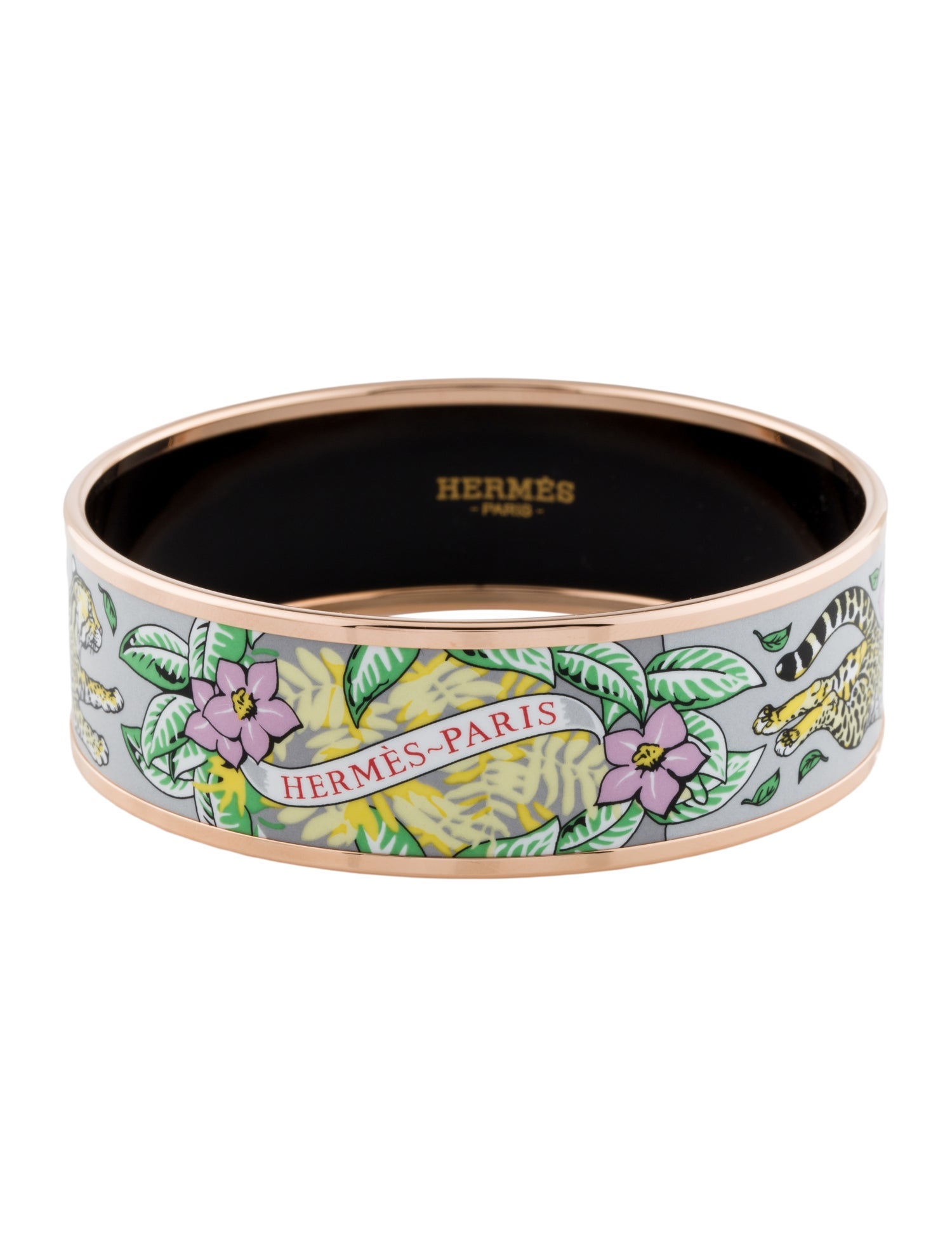 Hermès Pattes de Velours Wide Bangle w/ Tags