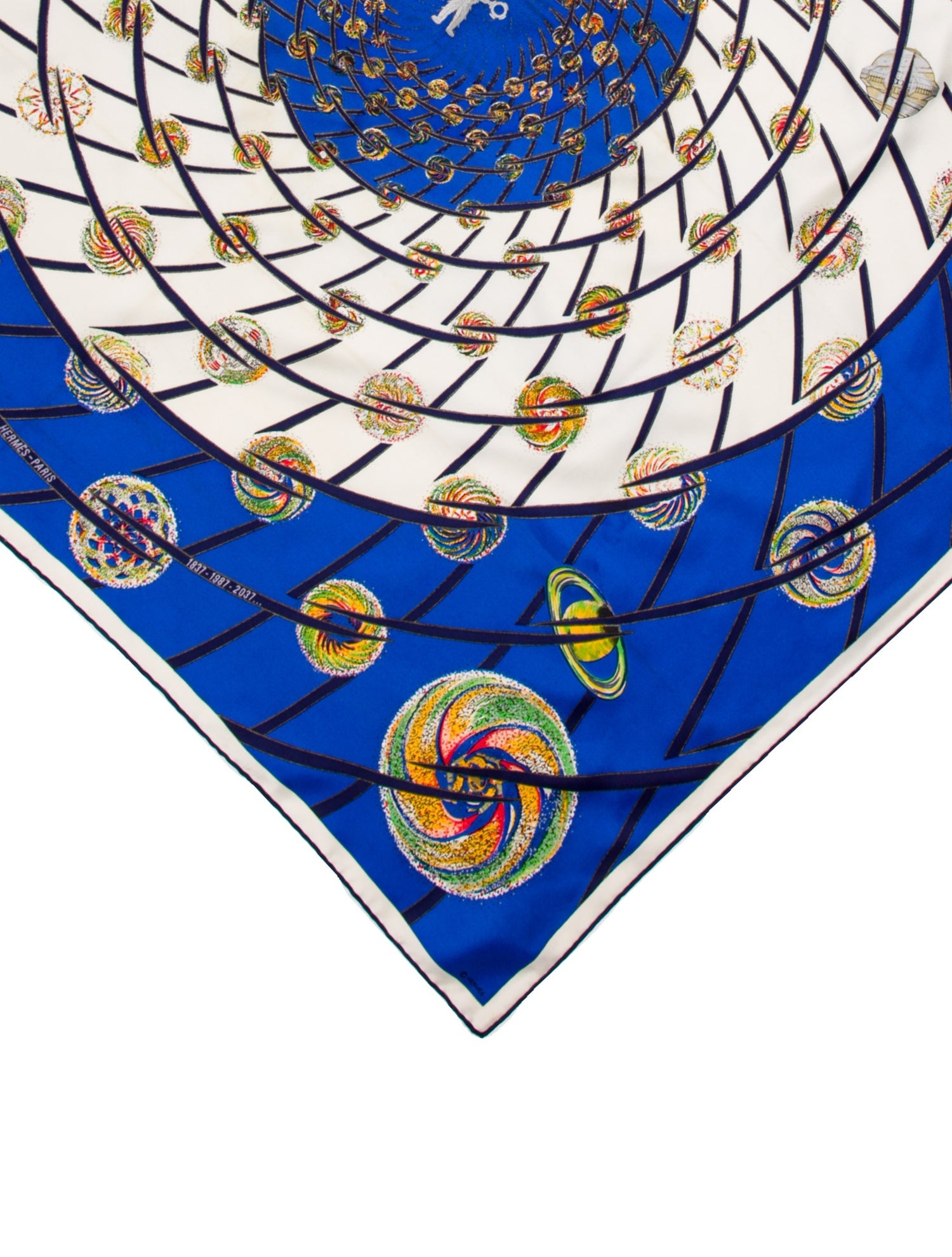 Hermès Les Feux de L’Espace Silk Scarf
