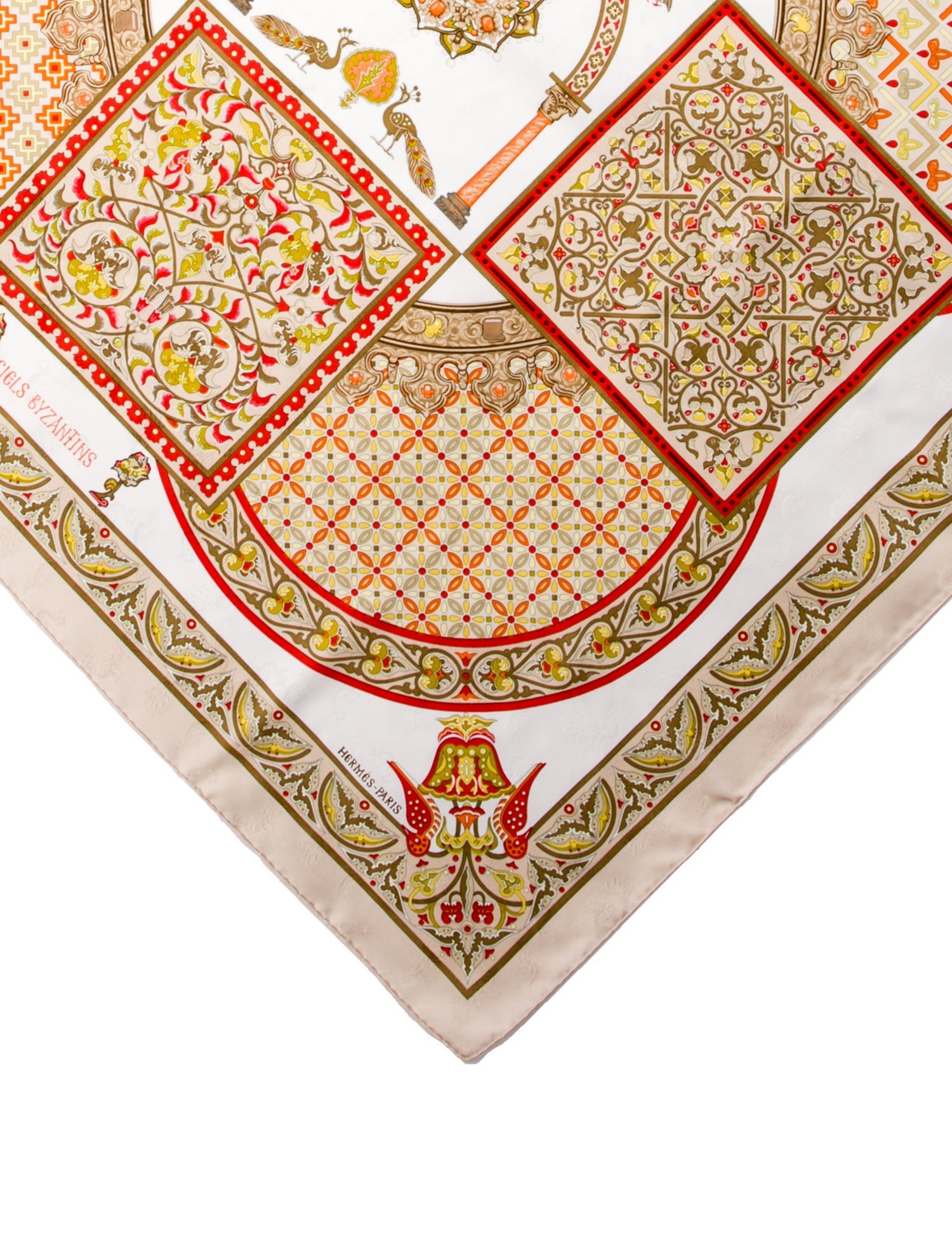 Hermès Ciels Byzantins Jacquard Silk Scarf