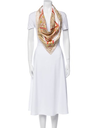 Hermès Ciels Byzantins Jacquard Silk Scarf