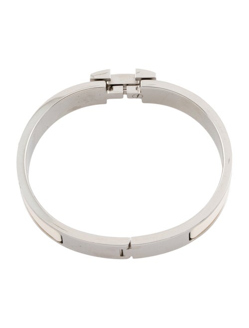 Hermès Enamel Clic H Bangle Bracelet