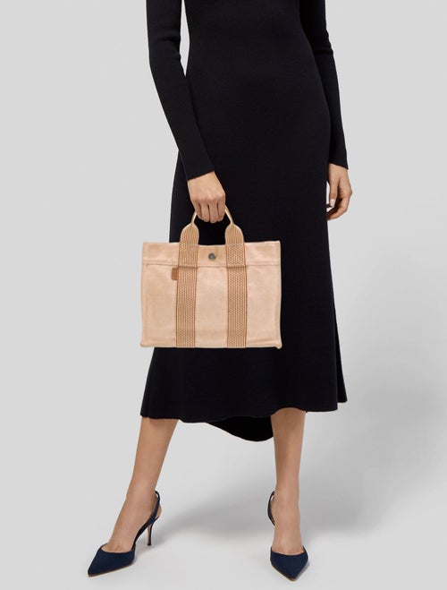 Hermès Toile Fourre-Tout PM