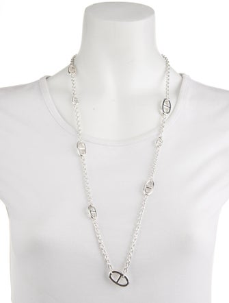 Hermès Farandole Long Necklace 80