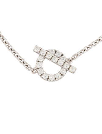 Hermès 18K Diamond Finesse Station Bracelet