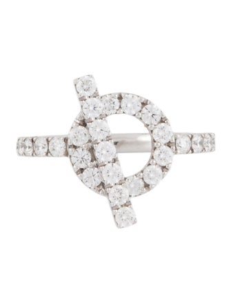 Hermès 18K Diamond Finesse Cocktail Ring