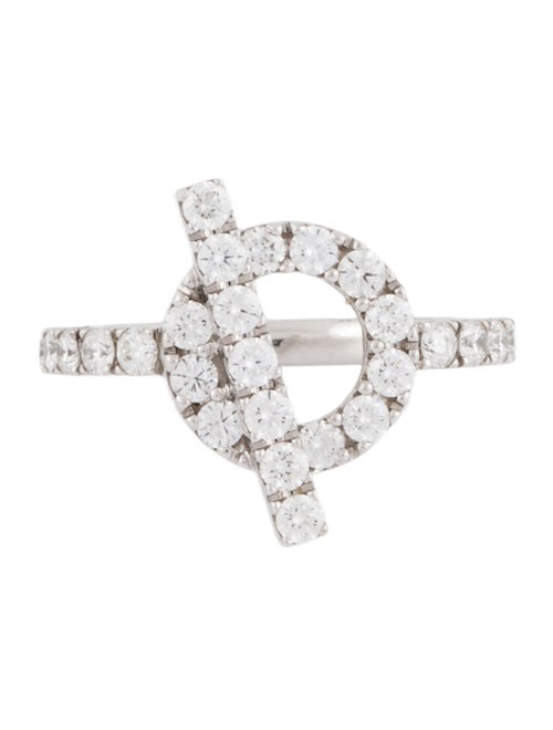 Hermès 18K Diamond Finesse Cocktail Ring