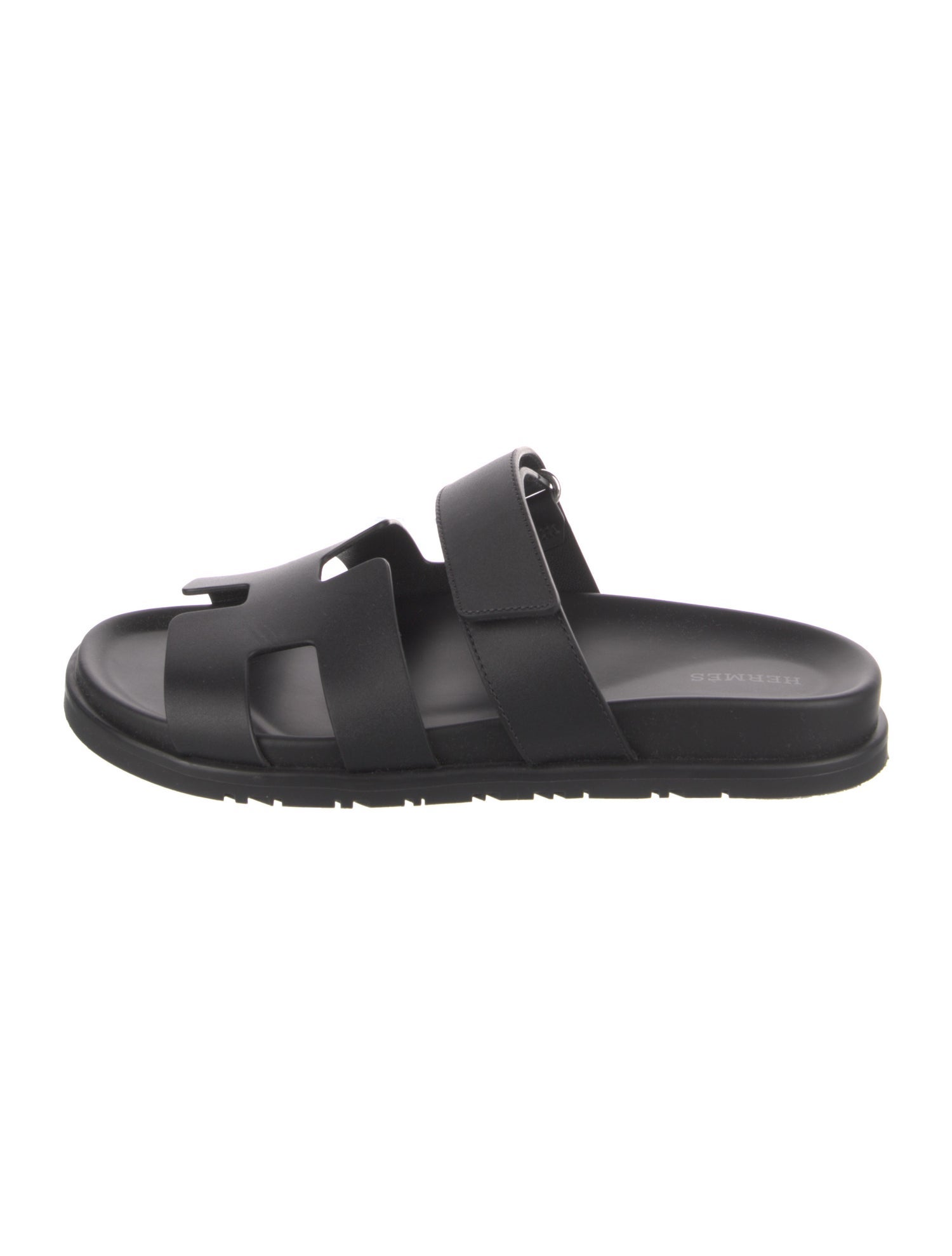 Hermès Chypre Leather Slides