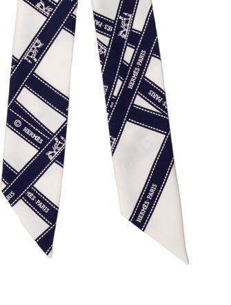 Hermès Bolduc Silk Twilly Scarf