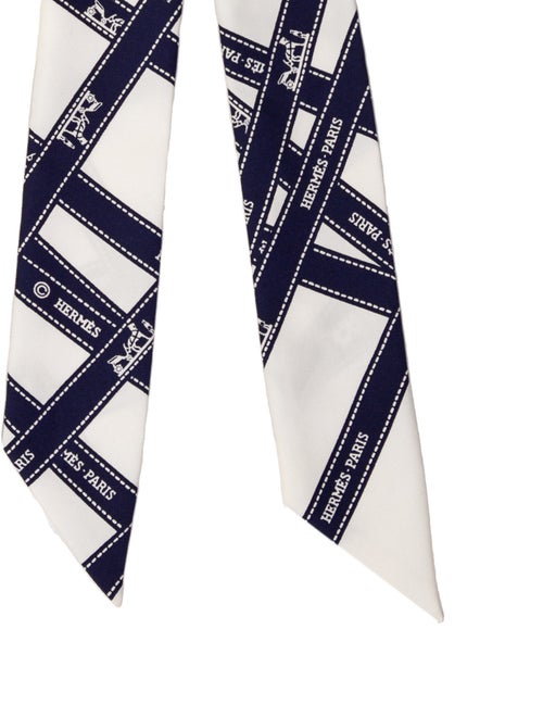 Hermès Bolduc Silk Twilly Scarf