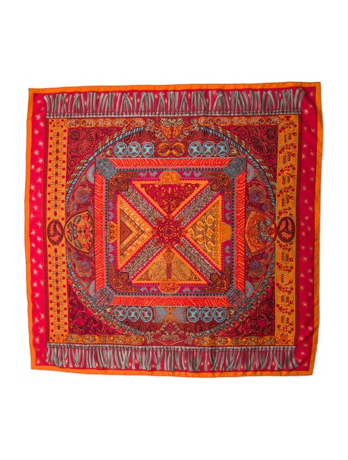 Hermès Sur Un Tapis Volant Silk Scarf