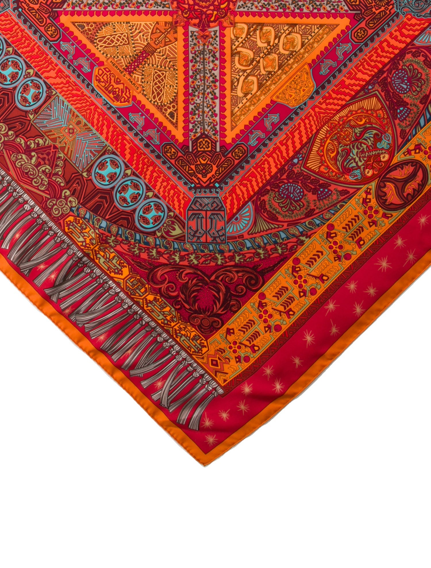 Hermès Sur Un Tapis Volant Silk Scarf
