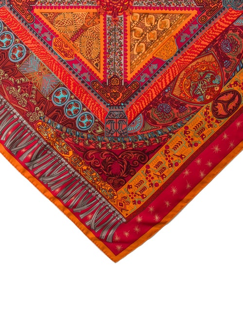 Hermès Sur Un Tapis Volant Silk Scarf