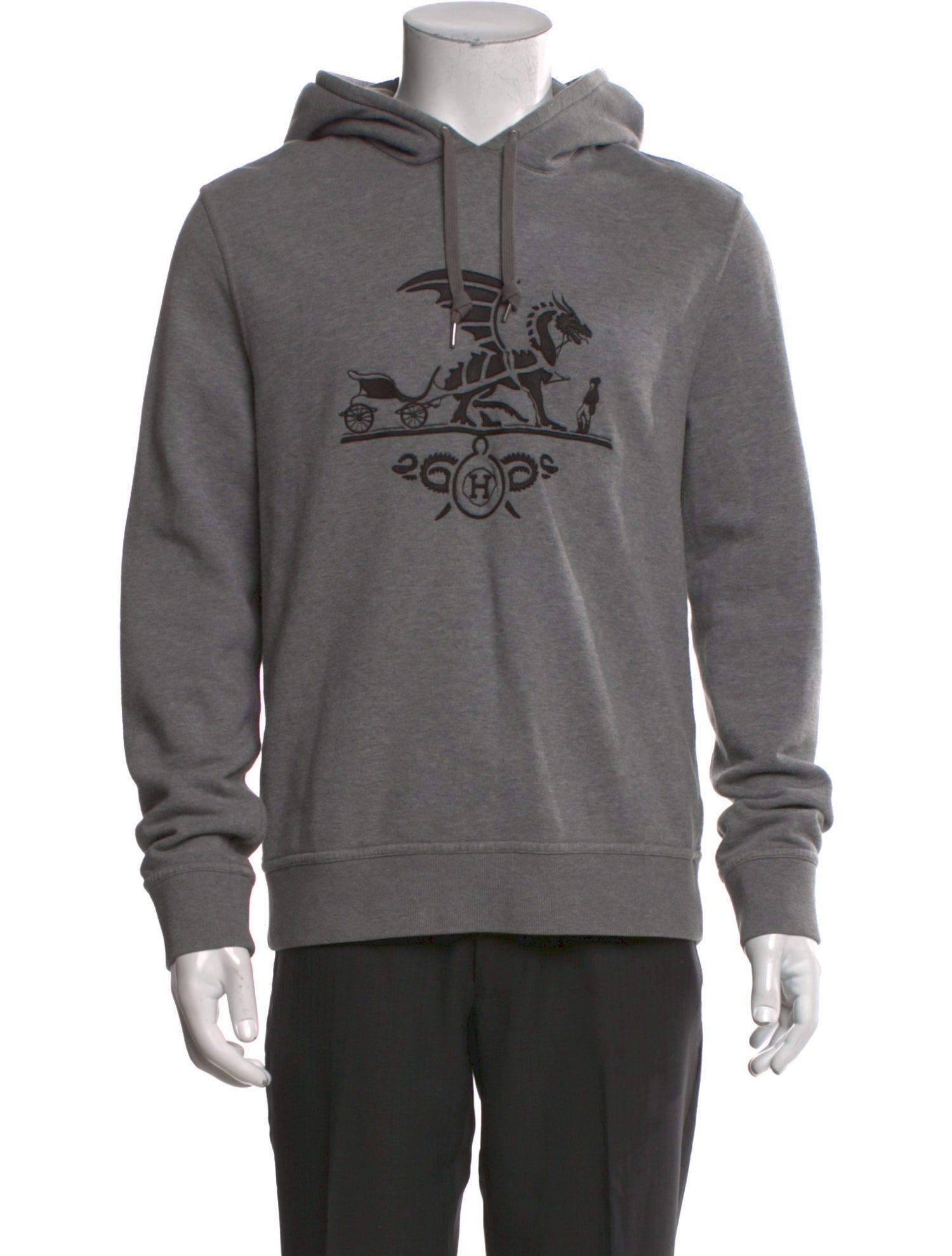 Hermès Graphic Print Crew Neck Hoodie
