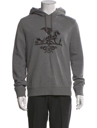 Hermès Graphic Print Crew Neck Hoodie