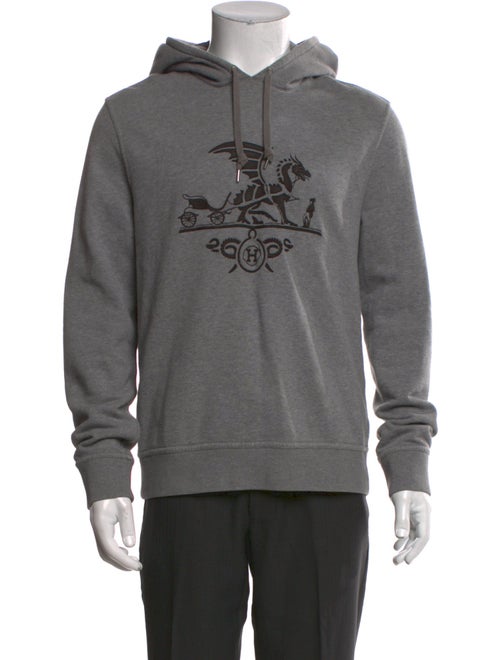 Hermès Graphic Print Crew Neck Hoodie