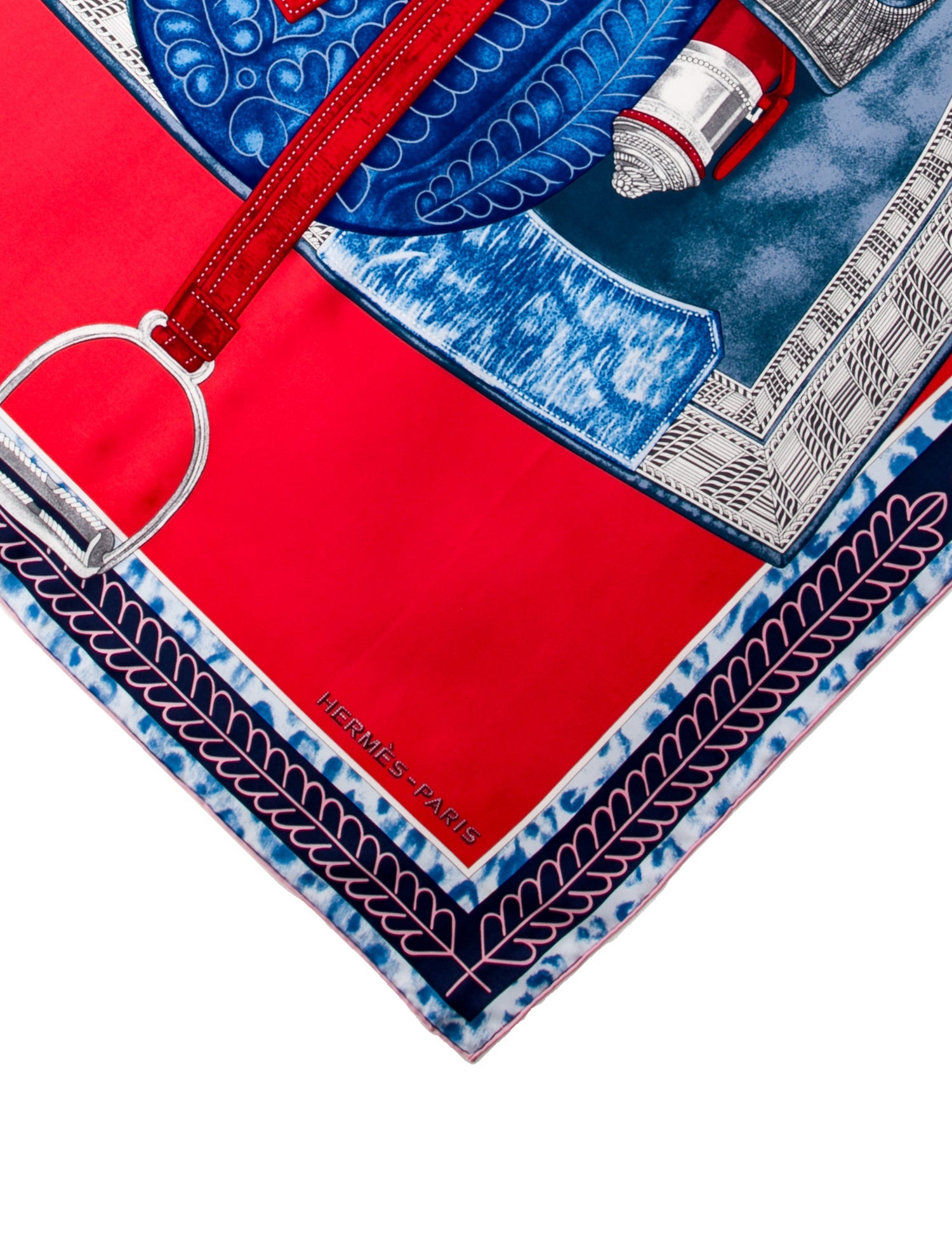 Hermès Selle D'officier En Grande Tenue Silk Scarf