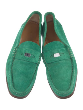 Hermès Suede Loafers