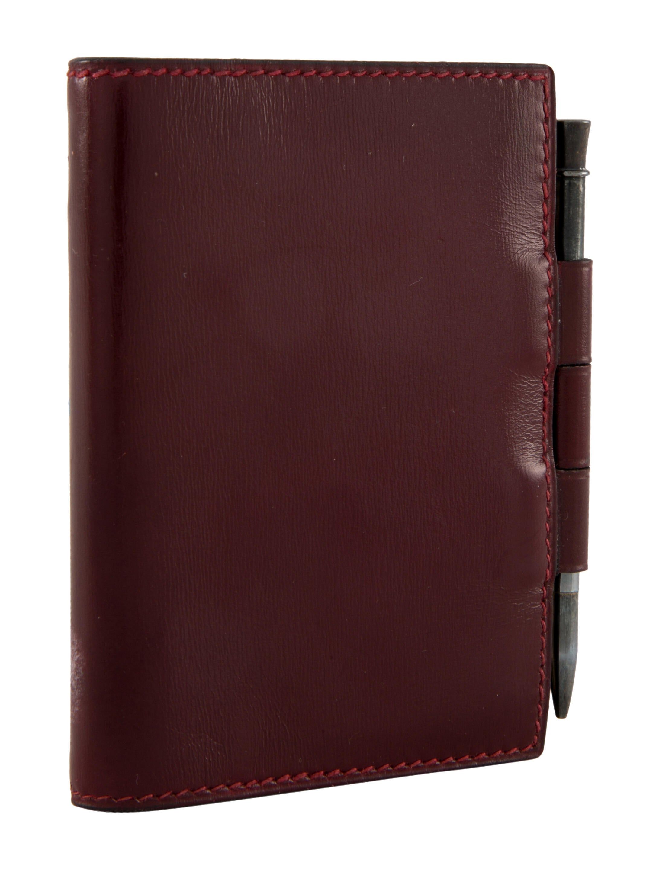 Hermès Vintage Simple Agenda Mini & Sterling Mechanical Pencil Set