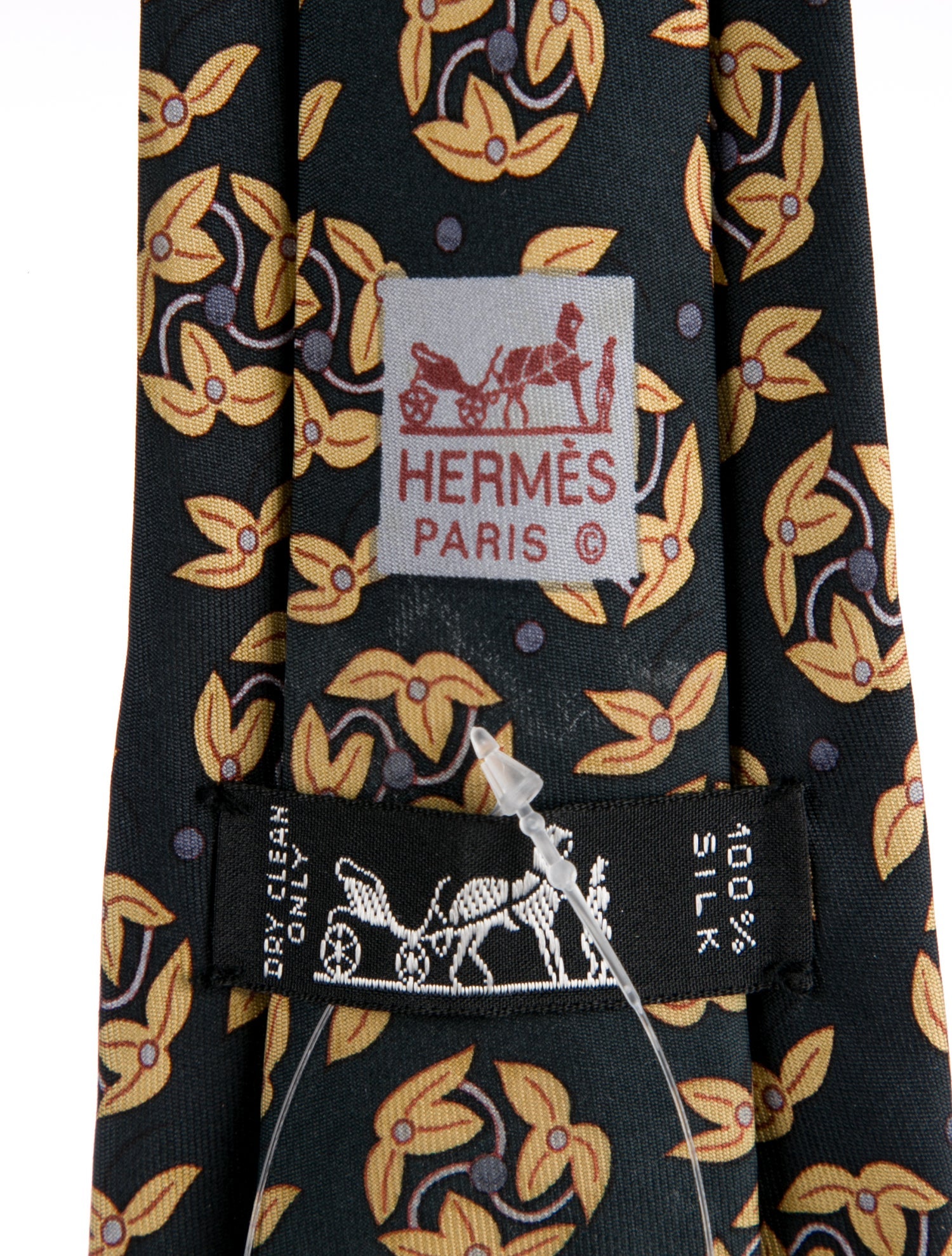 Hermès Pattern Print Tie