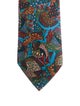 Hermès Blue Pattern Print Tie