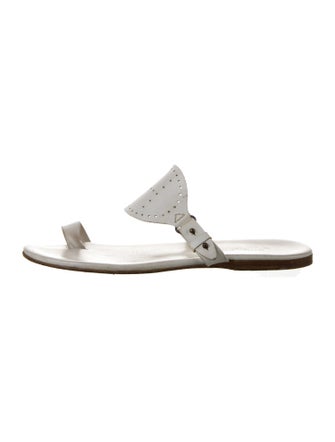 Hermès Leather Lasercut Accents Slides