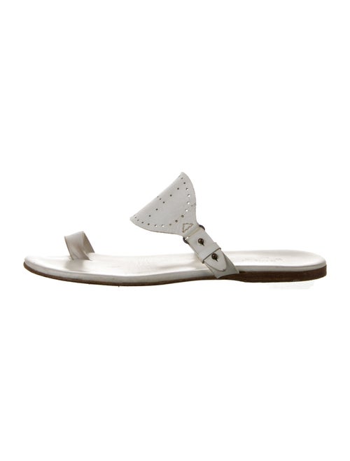 Hermès Leather Lasercut Accents Slides