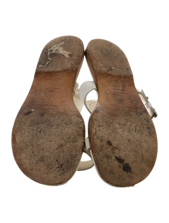 Hermès Leather Lasercut Accents Slides