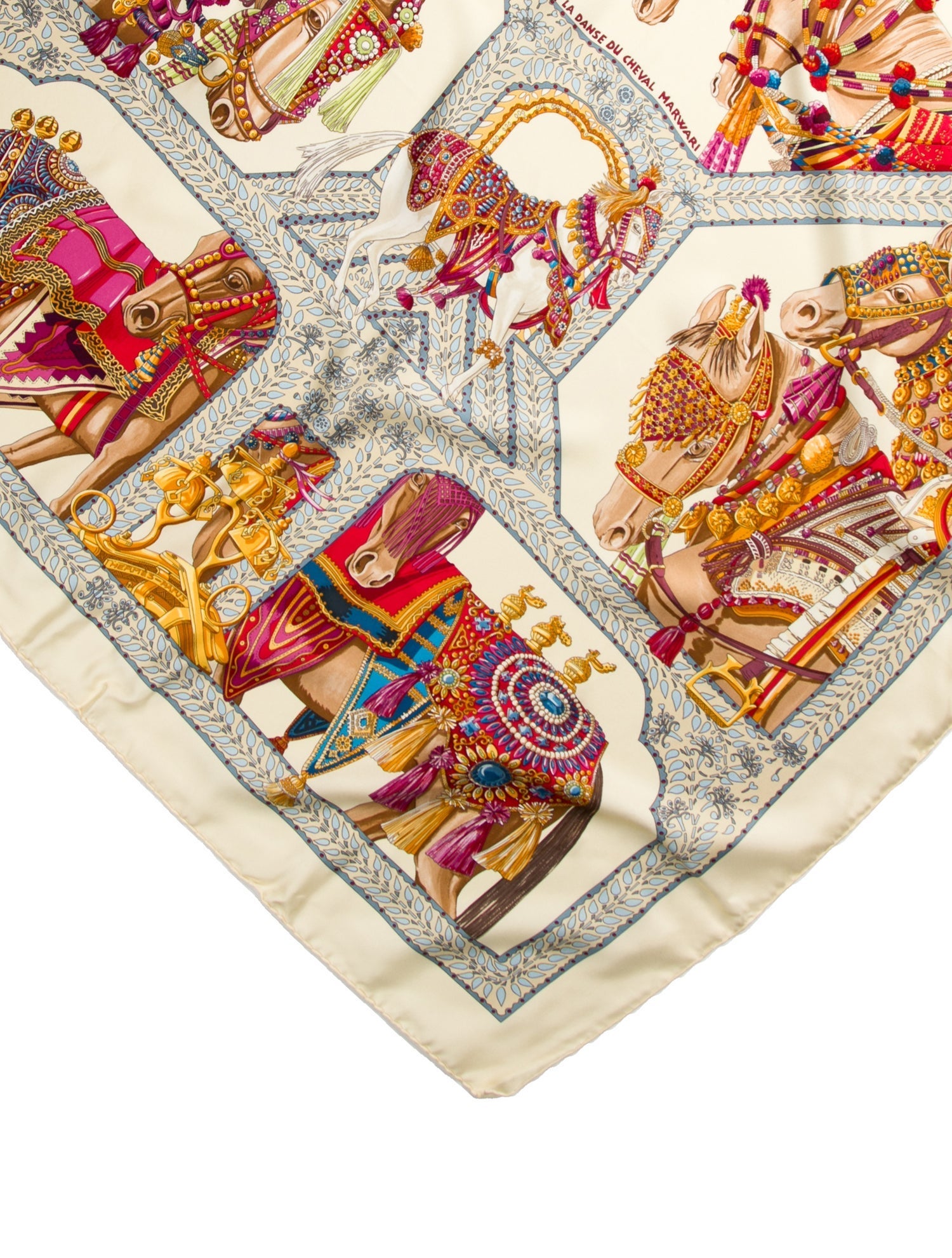 Hermès La Danse du Cheval Marwari Silk Scarf w/ Tags