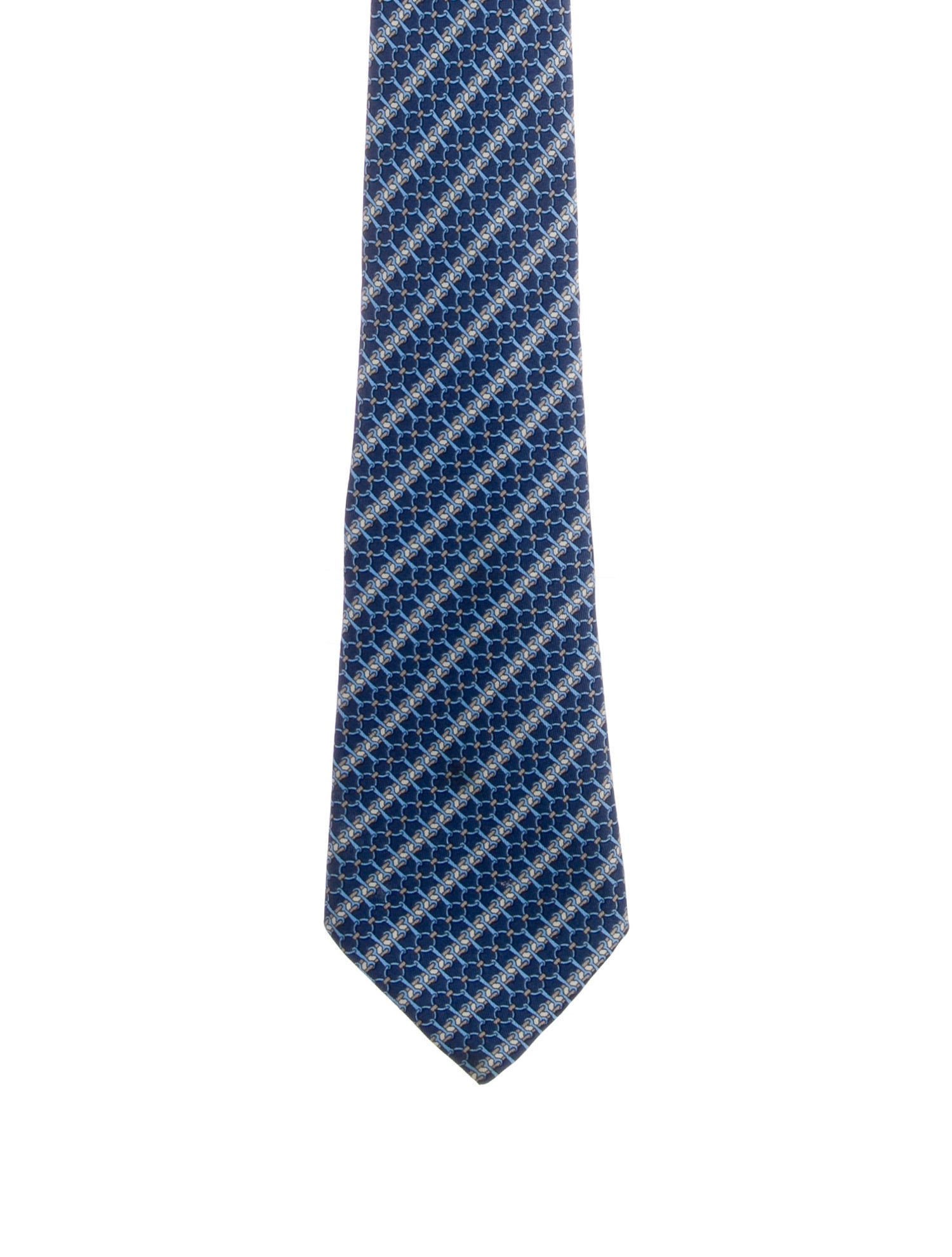 Hermès Silk Printed Tie