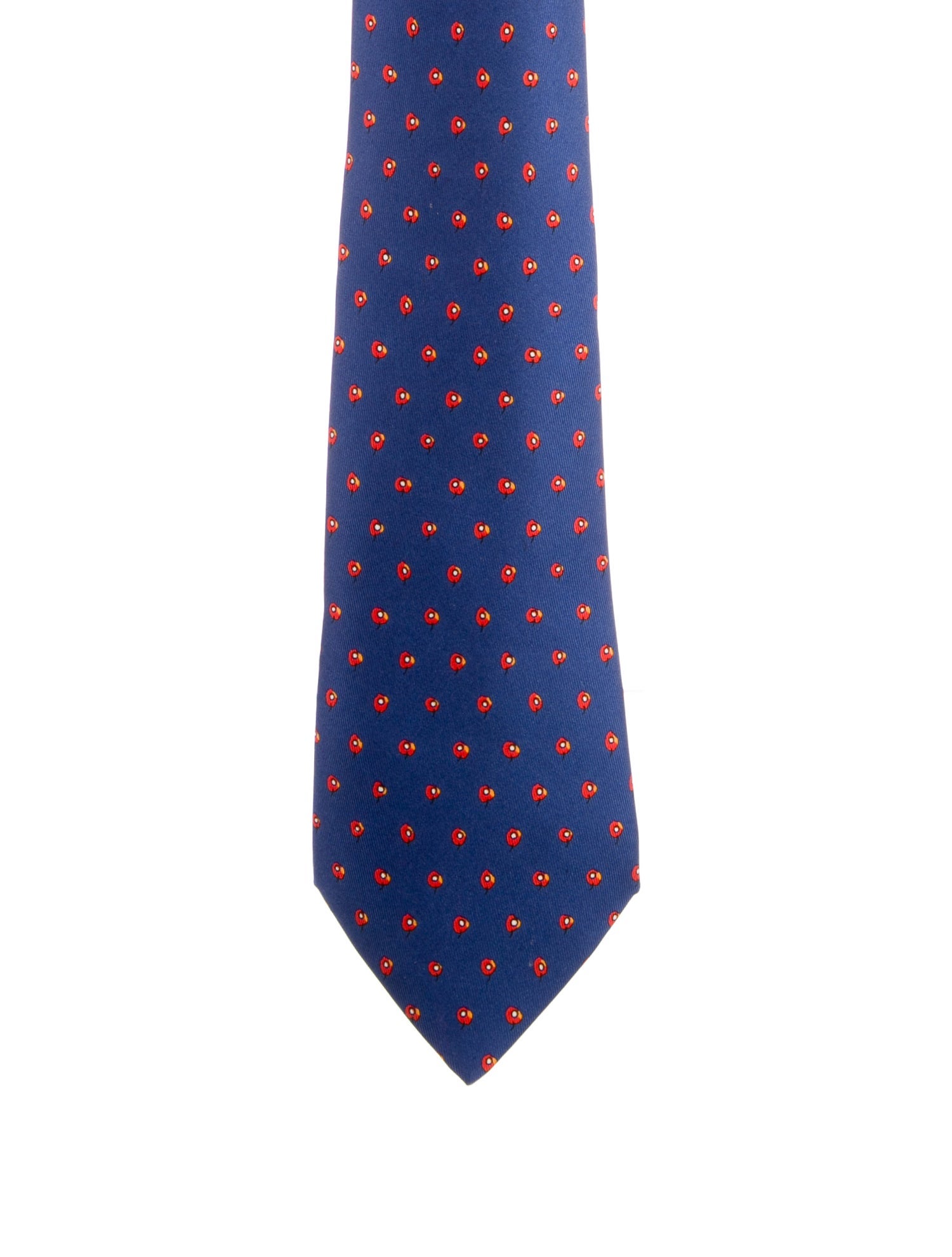 Hermès Silk Printed Tie