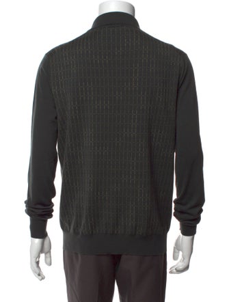 Hermès Wool V-Neck Polo Sweater