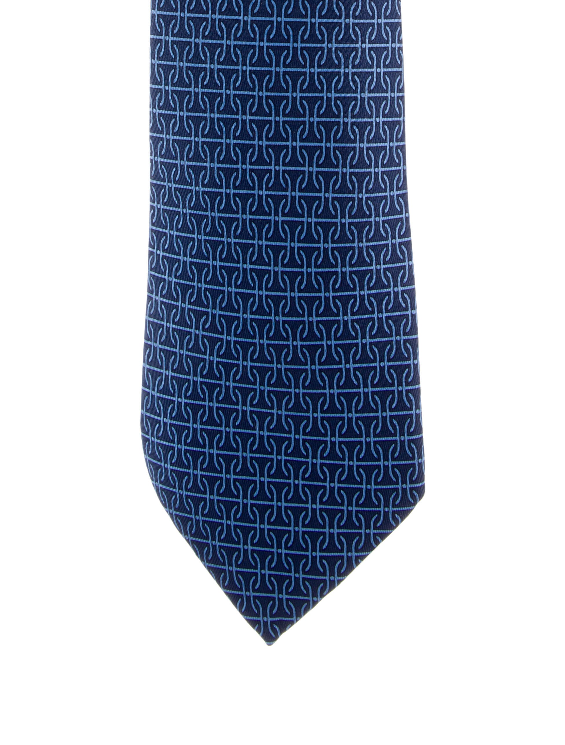 Hermès Silk Patterned Tie