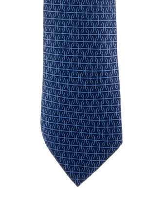 Hermès Silk Patterned Tie