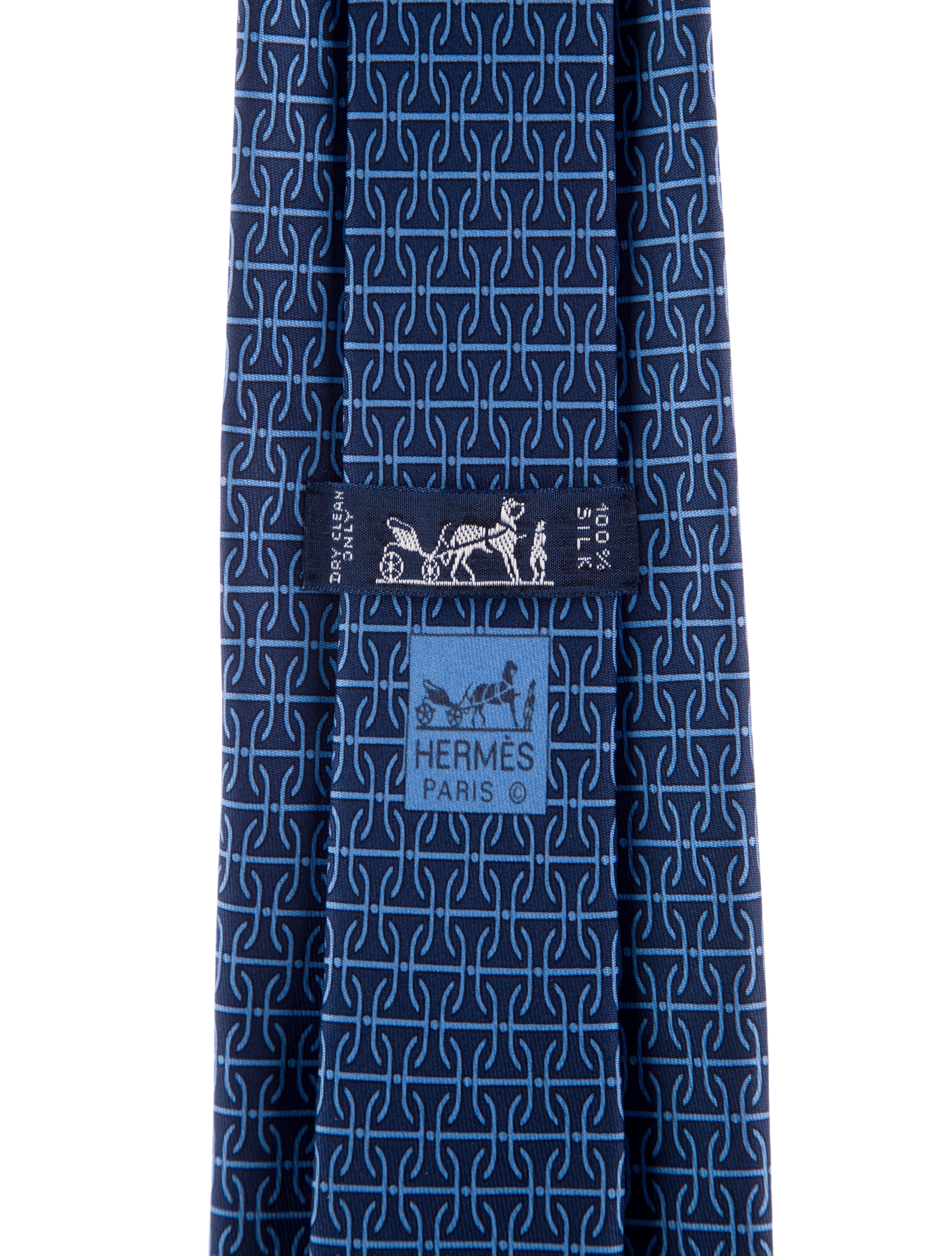 Hermès Silk Patterned Tie