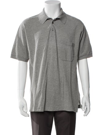 Hermès V-Neck Short Sleeve Polo Shirt