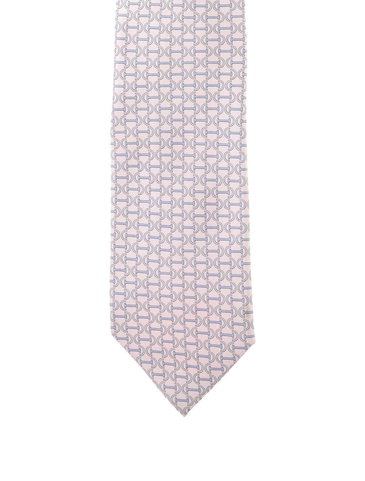 Hermès Printed Silk Tie