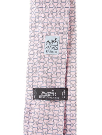 Hermès Printed Silk Tie