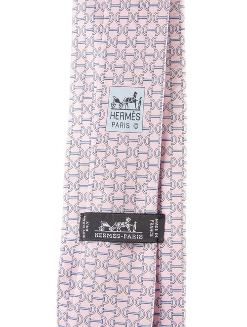 Hermès Printed Silk Tie