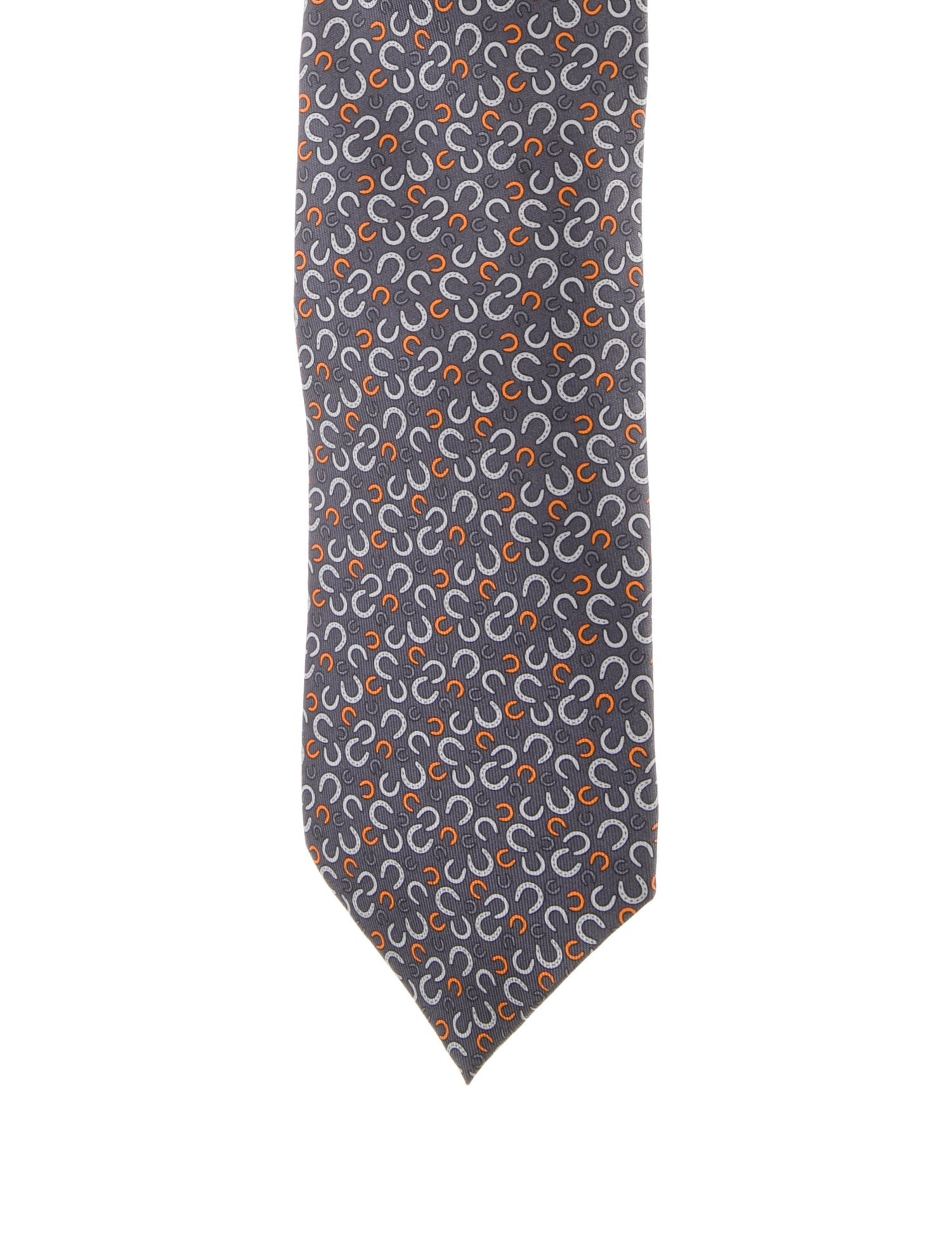 Hermès Printed Silk Tie