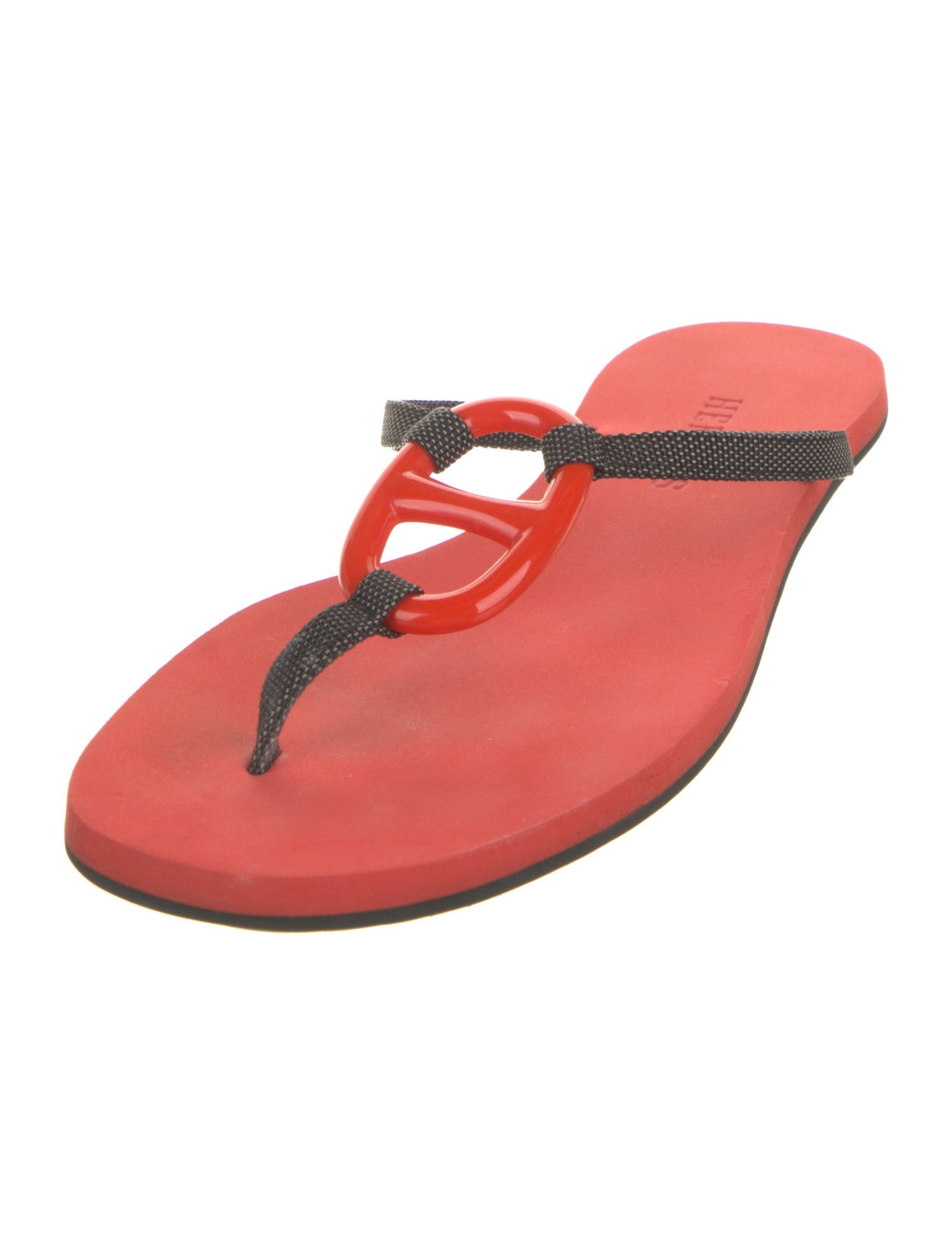 Hermès Chaîne d'Ancre Insignia Canvas Slides