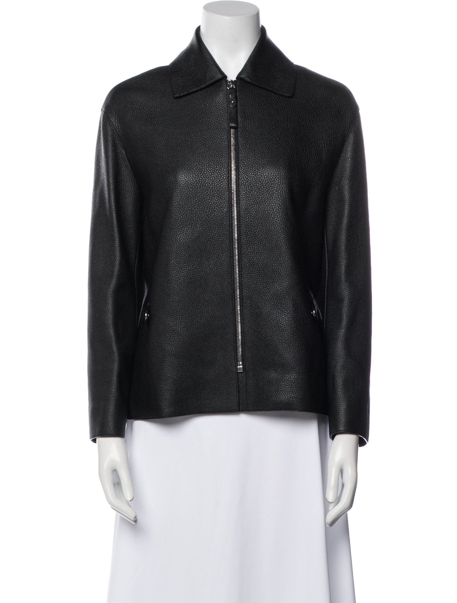 Hermès Leather Biker Jacket