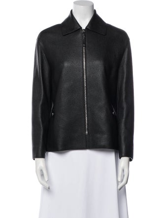 Hermès Leather Biker Jacket