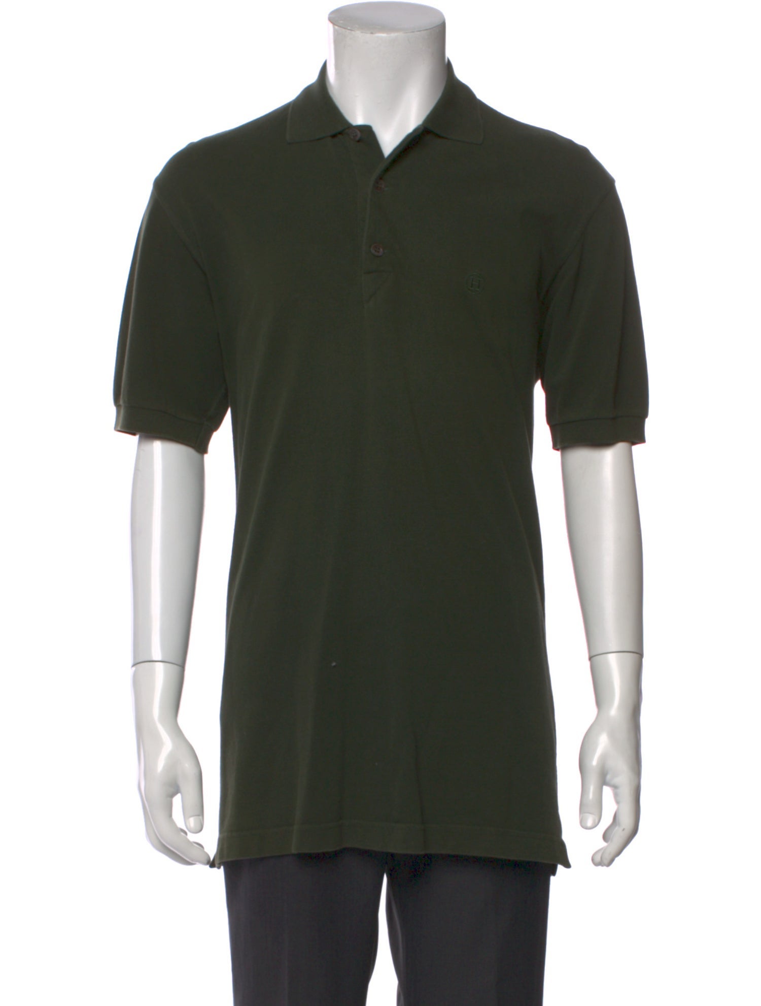 Hermès Crew Neck Short Sleeve Polo Shirt